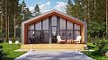 Готовый проект каркасного дома "Барнхаус 55" Готовый проект каркасного дома "Барнхаус 55"