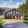 Готовый проект каркасного дома "Барнхаус 55" Готовый проект каркасного дома "Барнхаус 55"